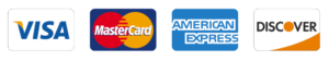 VISA MasterCard American Express Discover